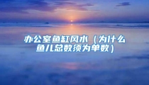 办公室鱼缸风水（为什么鱼儿总数须为单数）
