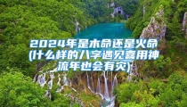 2024年是木命还是火命(什么样的八字遇见喜用神流年也会有灾)