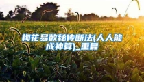 梅花易数秘传断法(人人能成神算)_重复