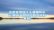 在卧室摆放什么增加桃花运(厕所门口放花的风水好不好)
