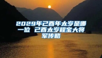 2029年己酉年太岁是哪一位 己酉太岁程宝大将军传略