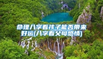 命理八字看孩子能否带来好运(八字看父母感情)