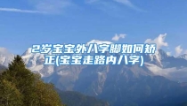 2岁宝宝外八字脚如何矫正(宝宝走路内八字)