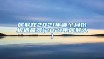 属猴在2021年哪个月份机遇最多(2021年属猴人)