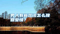 男人有新欢该怎么挽回爱情？