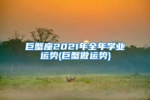 巨蟹座2021年全年学业运势(巨蟹做运势)