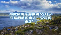 林武樟梅花易数讲义(八字命理阳宅风水之“公司风水2”)