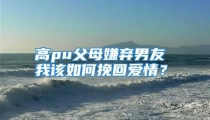 高pu父母嫌弃男友 我该如何挽回爱情？