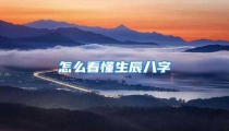 怎么看懂生辰八字
