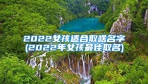 2022女孩适合取啥名字(2022年女孩最佳取名)