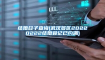 结婚日子查询(武汉多区20220222结婚登记已约满)