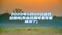 2022年5月20日适合结婚吗(有些档期等着等着就没了)