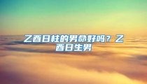 乙酉日柱的男命好吗？乙酉日生男