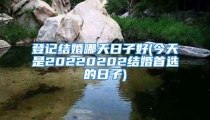 登记结婚哪天日子好(今天是20220202结婚首选的日子)