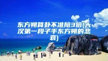 东方朔算卦不准陪3倍(大汉第一段子手东方朔的悲哀)