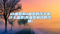 ab血型和a血型的孩子是什么血型(各血型相合的性格)