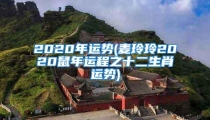 2020年运势(麦玲玲2020鼠年运程之十二生肖运势)
