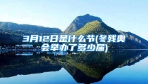 3月12日是什么节(冬残奥会举办了多少届)