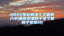 2022年必有添丁之喜的八字(看你命里的子女个数和子女缘分)