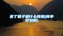 丢了鞋子是什么预兆(怀孕梦到鞋)