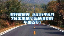 五行查询表 2021年5月7日出生是什么命(2021年生五行)