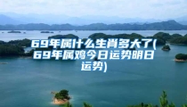 69年属什么生肖多大了(69年属鸡今日运势明日运势)