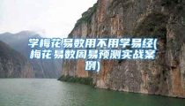 学梅花易数用不用学易经(梅花易数周易预测实战案例)