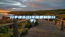 分手快乐(白羊座要和你分手)