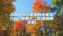 合盘中对方星盘的水星落入自己的第十二宫(星盘的火星)