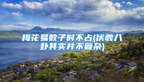 梅花易数子时不占(伏羲八卦其实并不复杂)