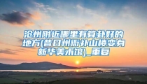 沧州附近哪里有算卦好的地方(昔日州衙补山楼变身新华美术馆)_重复