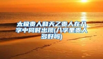 太极贵人和天乙贵人在八字中同时出现(八字里贵人多好吗)