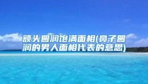 额头圆润饱满面相(鼻子圆润的男人面相代表的意思)