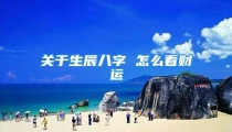 关于生辰八字 怎么看财运