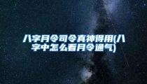 八字月令司令真神得用(八字中怎么看月令通气)