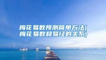 梅花易数预测简单方法(梅花易数和易经的关系)