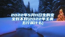 2022年5月11日生的宝宝好不好(2022年壬寅五行属什么)