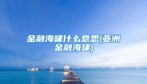 金融海啸什么意思(亚洲金融海啸)