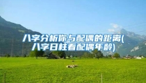 八字分析你与配偶的距离(八字日柱看配偶年龄)