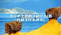 五行中土命的人缺什么(五行缺土什么含义)