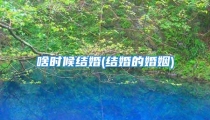啥时候结婚(结婚的婚姻)