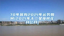 70年属狗2021年运势如何(2021年十二星座桃花月公开)