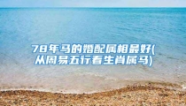 78年马的婚配属相最好(从周易五行看生肖属马)