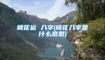 桃花运 八字(桃花八字是什么意思)